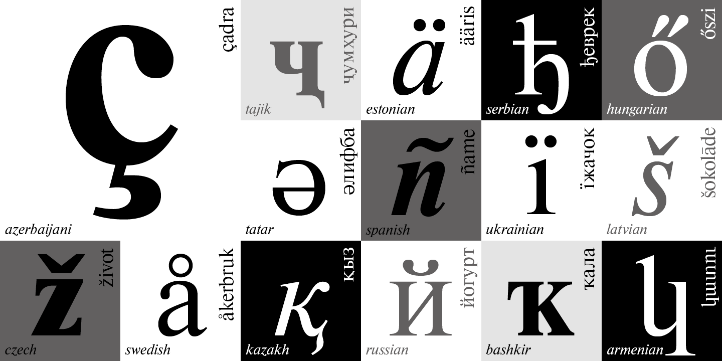 Example font Newton #5